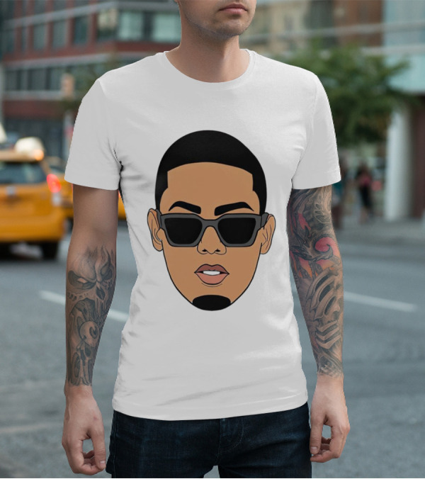 Myke Towers Sunglasses Facial T-Shirt