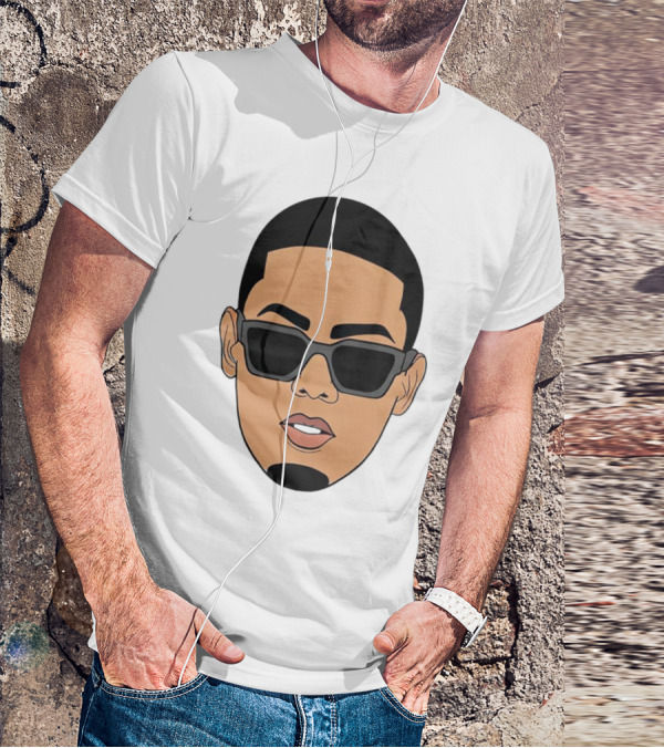 Myke Towers Sunglasses Facial T-Shirt