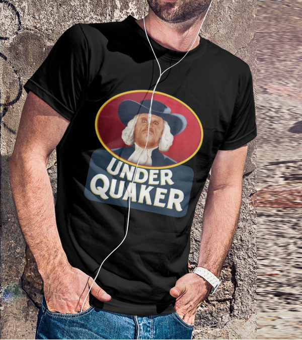 Quaker Oats Logo Parody Under Quaker T-Shirt