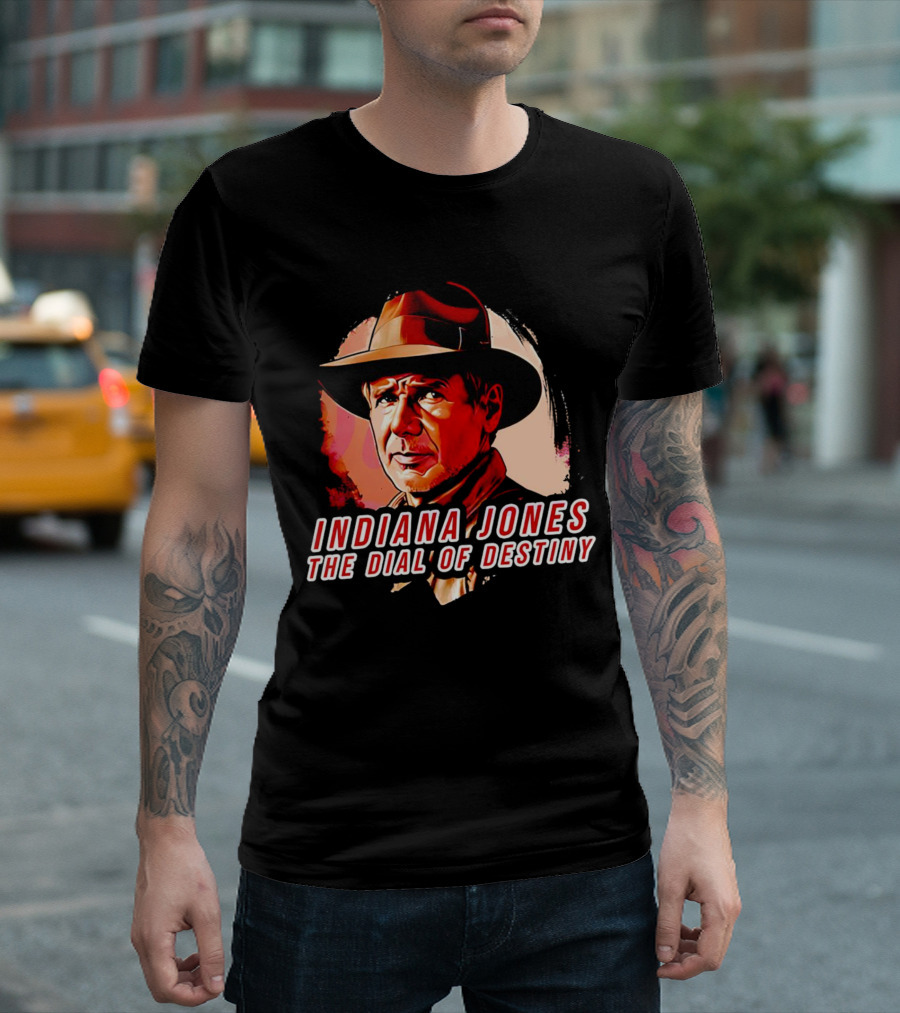 Indiana Jones The Dial of Destiny Harrison Ford Iconic Adventure T-Shirt