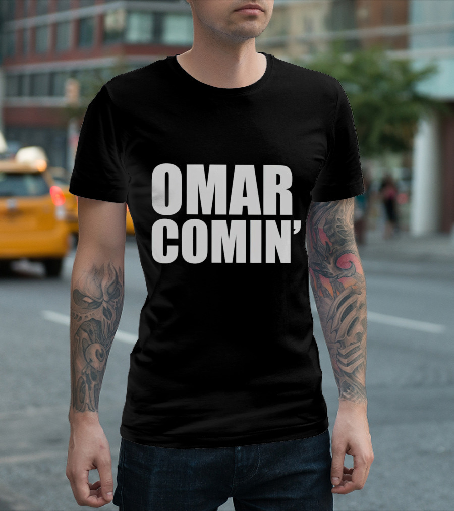Omar Comin’ The Wire Iconic Catchphrase T-Shirt