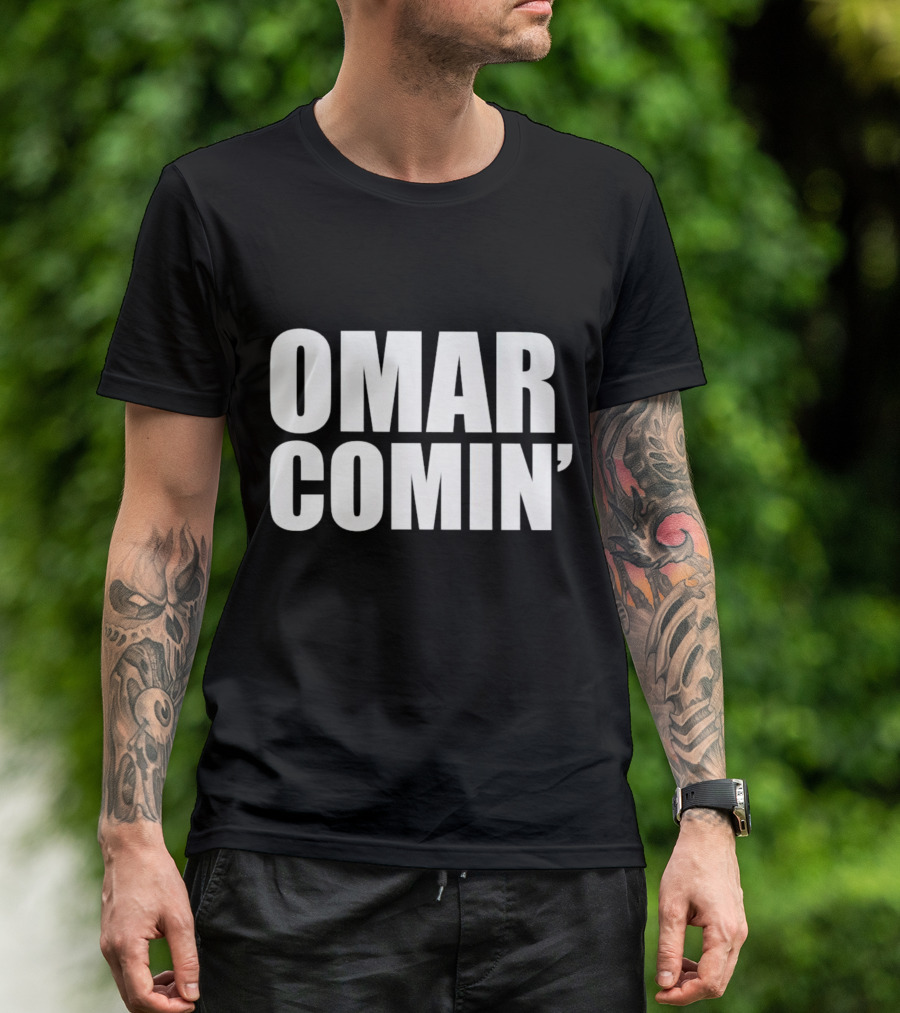Omar Comin’ The Wire Iconic Catchphrase T-Shirt