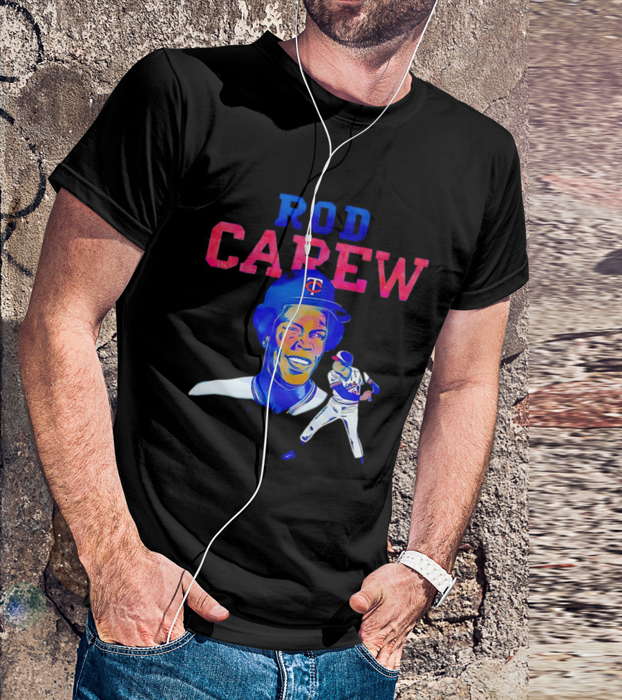 Rod Carew Twins Baseball Player T-Shirt