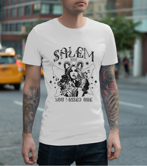 Salem 1692 You Missed One Witch Gothic T-Shirt