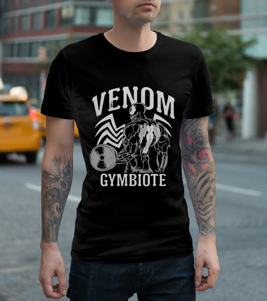 Venom Gymbiote Muscular Strength Workout Fitness Venoms Gymbiote Workout T-Shirt