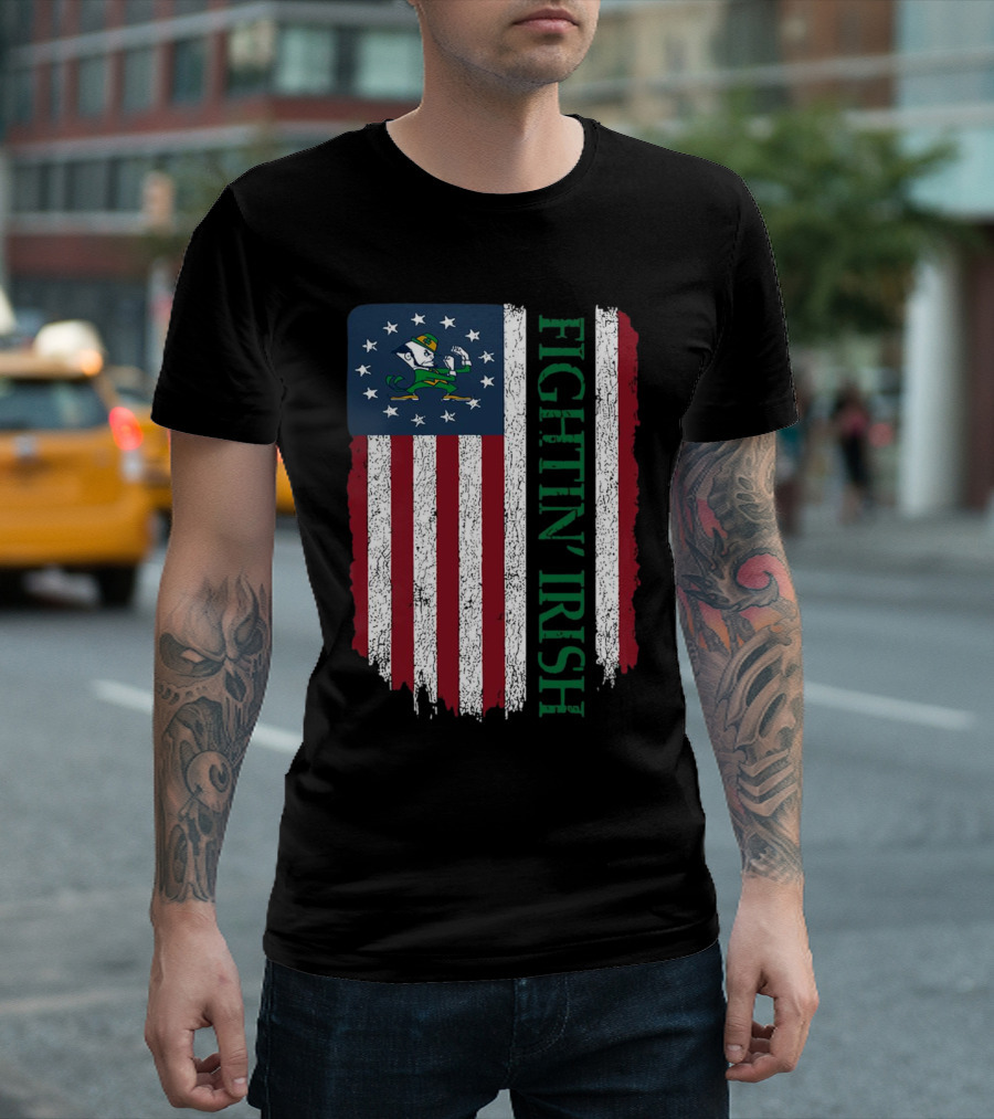 Fightin’ Irish Betsy Ross Flag T-Shirt