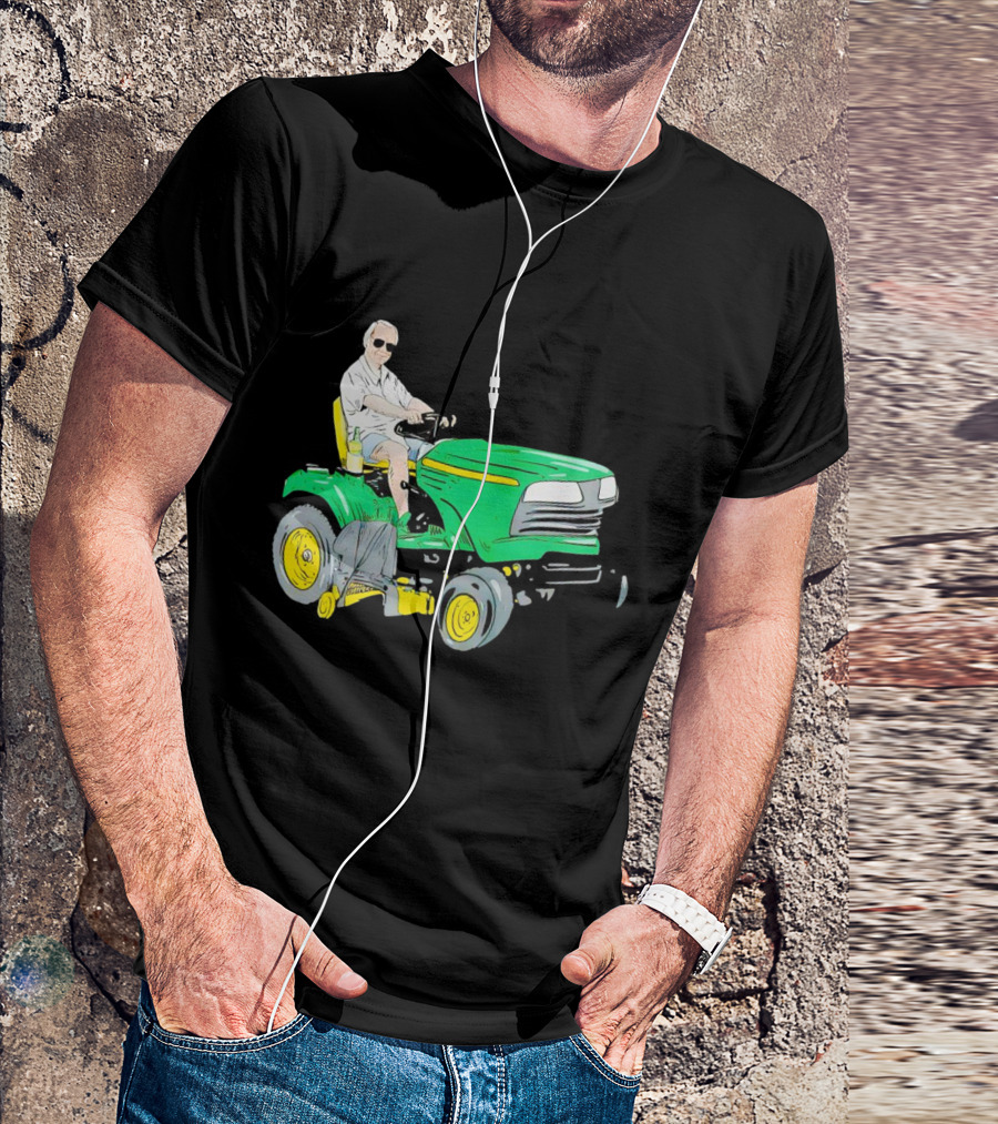 George Jones No Show Jones Riding Green Tractor T-Shirt