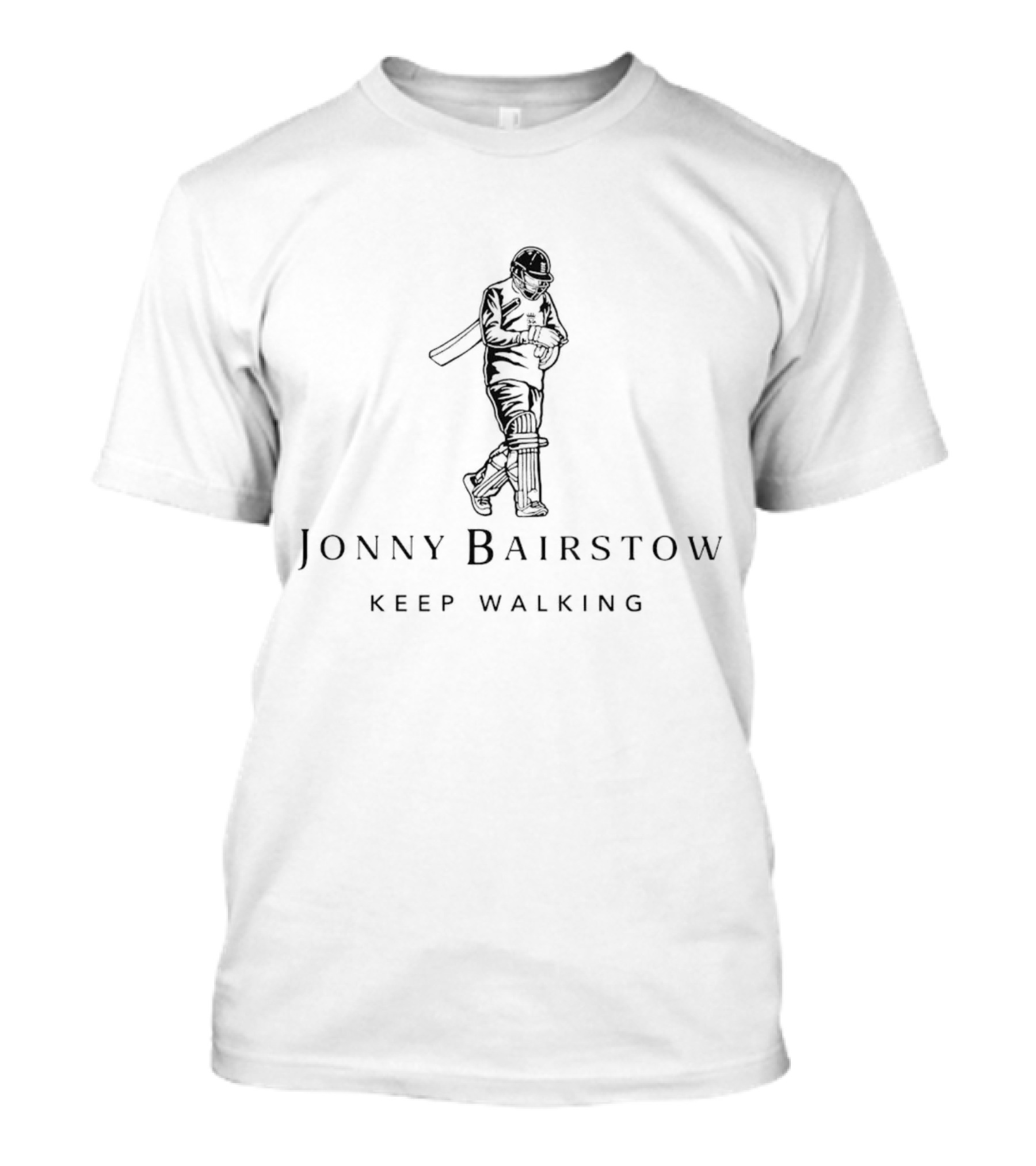 Jonny Bairstow Keep Walking Cricket T-Shirt