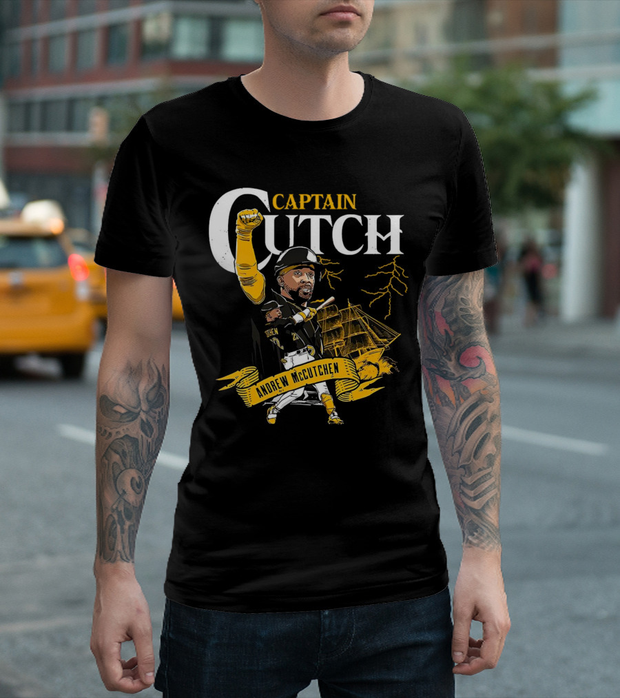 Andrew McCutchen Captain Cutch Pittsburgh Pirates Baseball T-Shirt