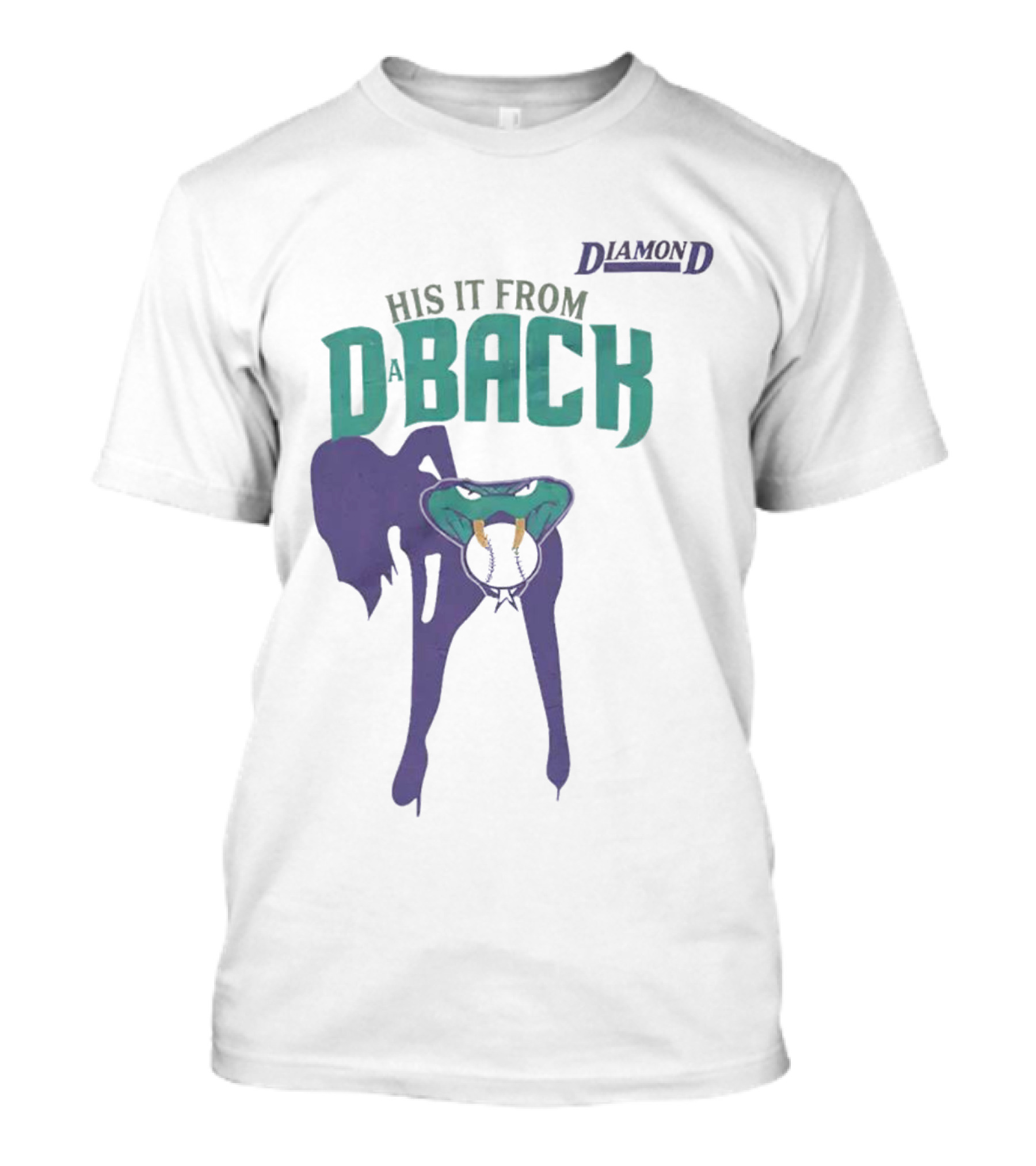 Diamond His It From DBack Snake T-Shirt