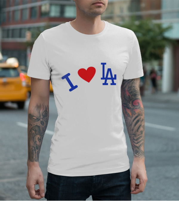 Madhappy I Love LA Los Angeles Dodgers T-Shirt