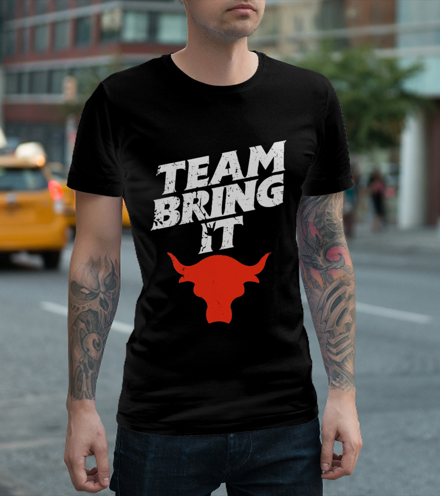 Team Bring It The Rock Bull T-Shirt
