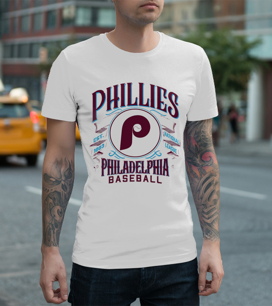 Phillies Philadelphia Baseball National League Est 1883 T-Shirt