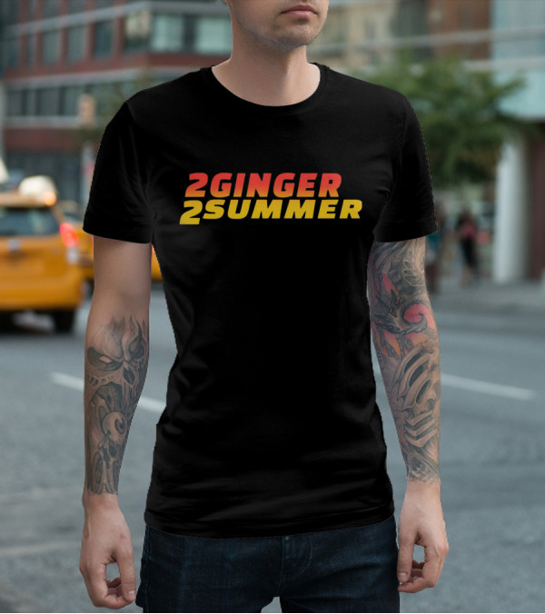 2 Ginger 2 Summer Retro Style Summer T-Shirt