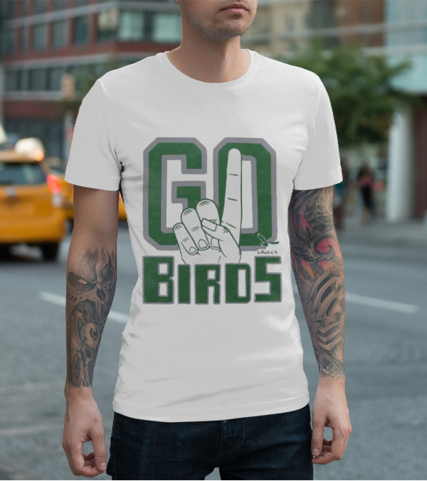 Philadelphia Eagles Go Birds Finger Gesture T-Shirt