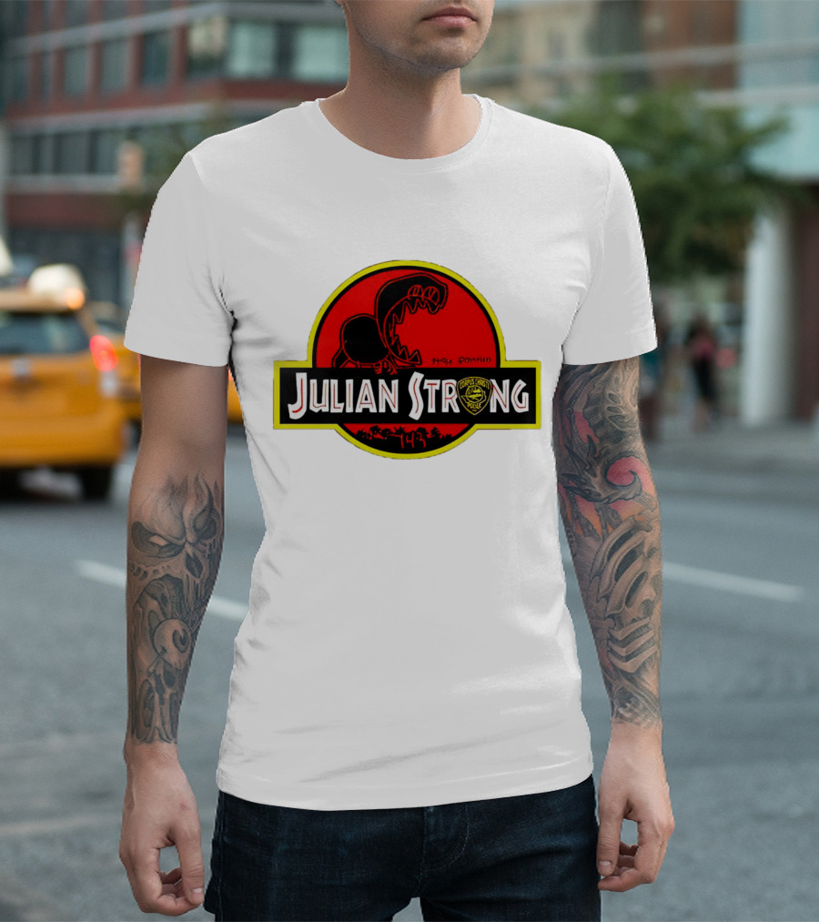 Julian Strong Fundraiser Unleash the Power of Love Dinosaur Rescue Project 143 T-Shirt