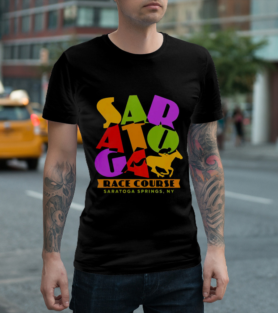 Saratoga Springs NY Race Course Horse Racing Saratoga T-Shirt