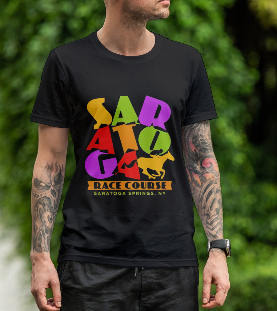 Saratoga Springs NY Race Course Horse Racing Saratoga T-Shirt