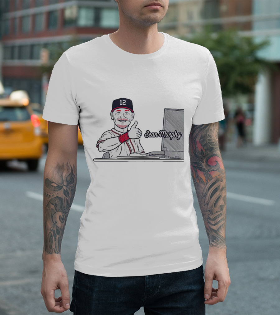 Sean Murphy Thumbs Up Baseball Player Number 12 T-Shirt