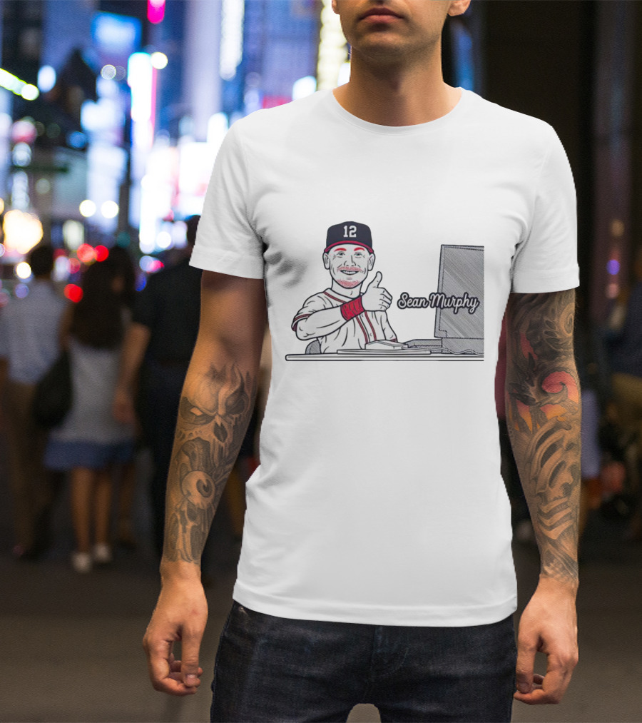 Sean Murphy Thumbs Up Baseball Player Number 12 T-Shirt