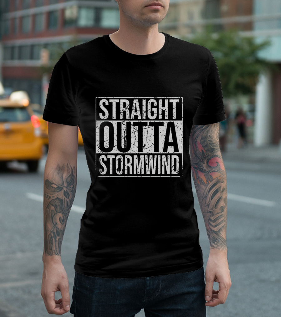 Straight Outta Stormwind World Of Warcraft T-Shirt