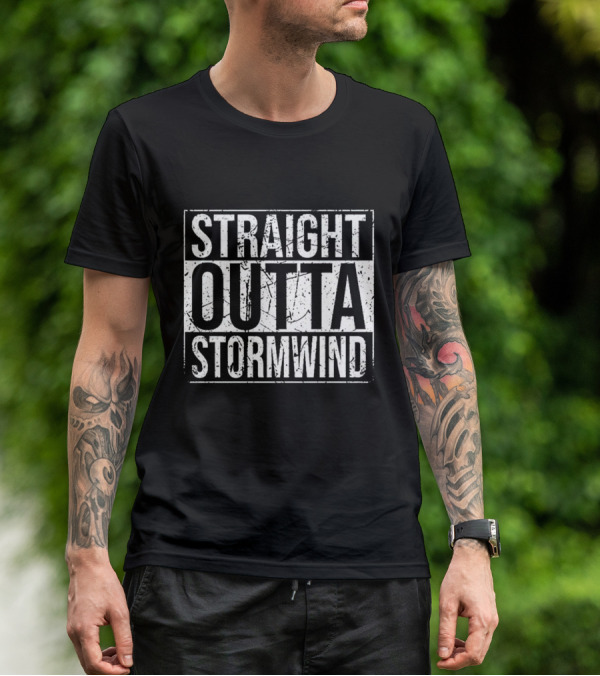 Straight Outta Stormwind World Of Warcraft T-Shirt
