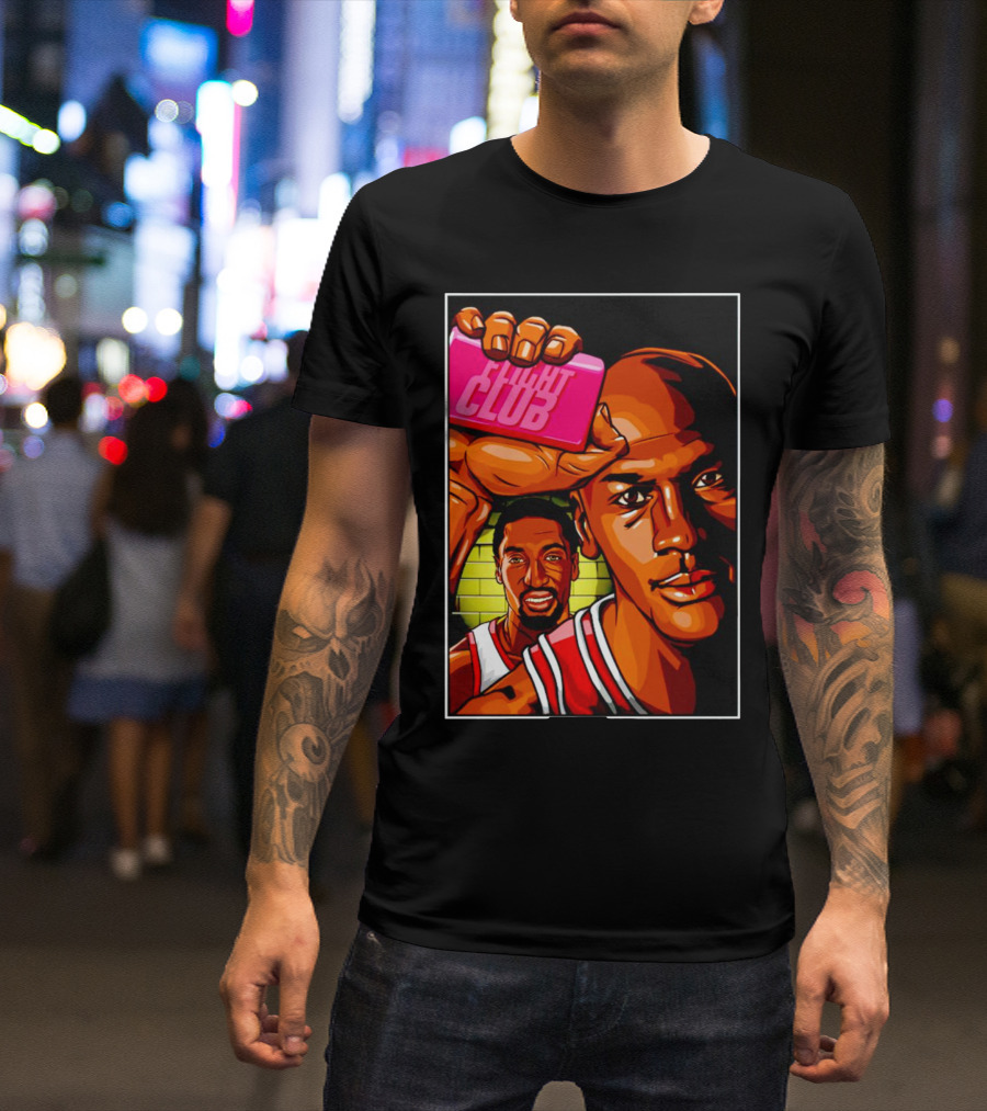 Flight Club Kobe Bryant Michael Jordan Basketball Legends T-Shirt