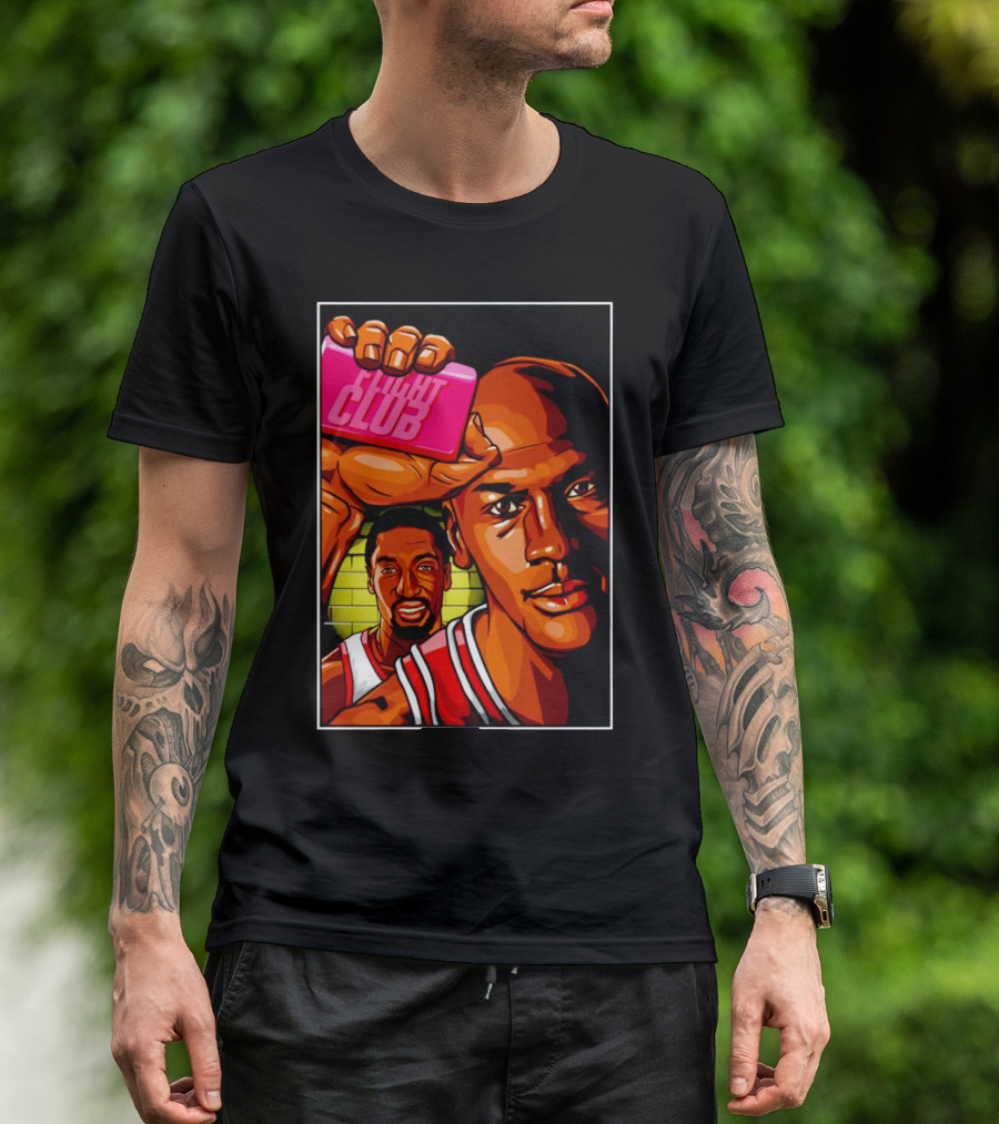 Flight Club Kobe Bryant Michael Jordan Basketball Legends T-Shirt