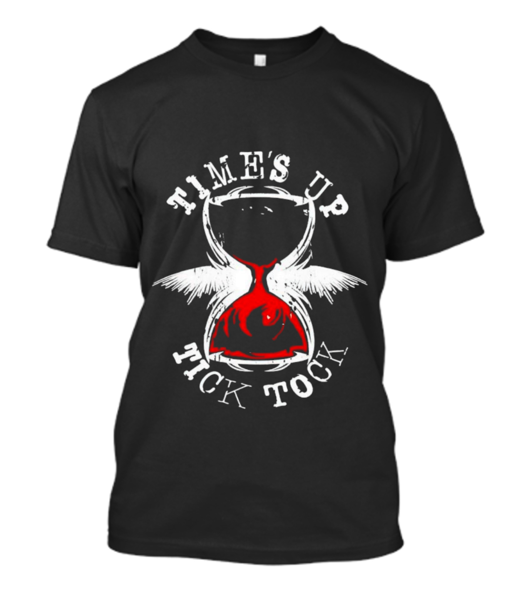Time’s Up Tick Tock Winged Hourglass T-Shirt