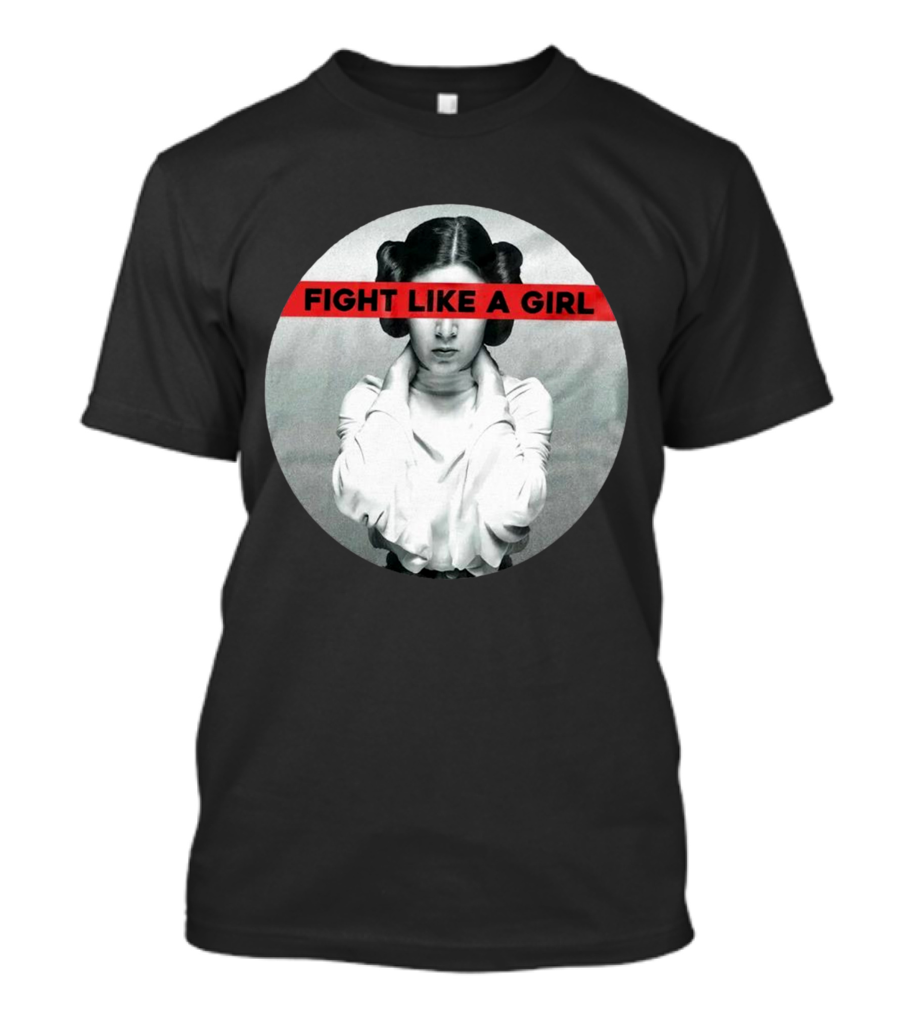 Fight Like A Girl Princess Leia Iconic Empowerment T-Shirt