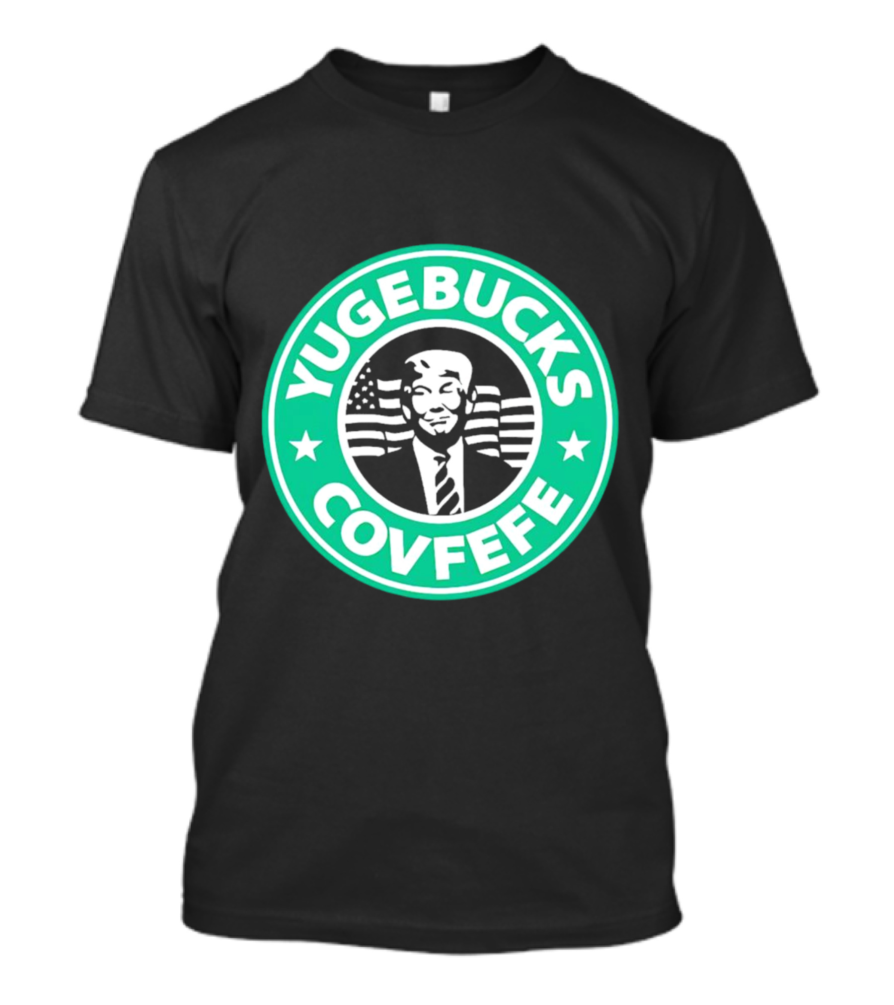 Yugebucks Covfefe Trump Patriottakes With American Flag T-Shirt