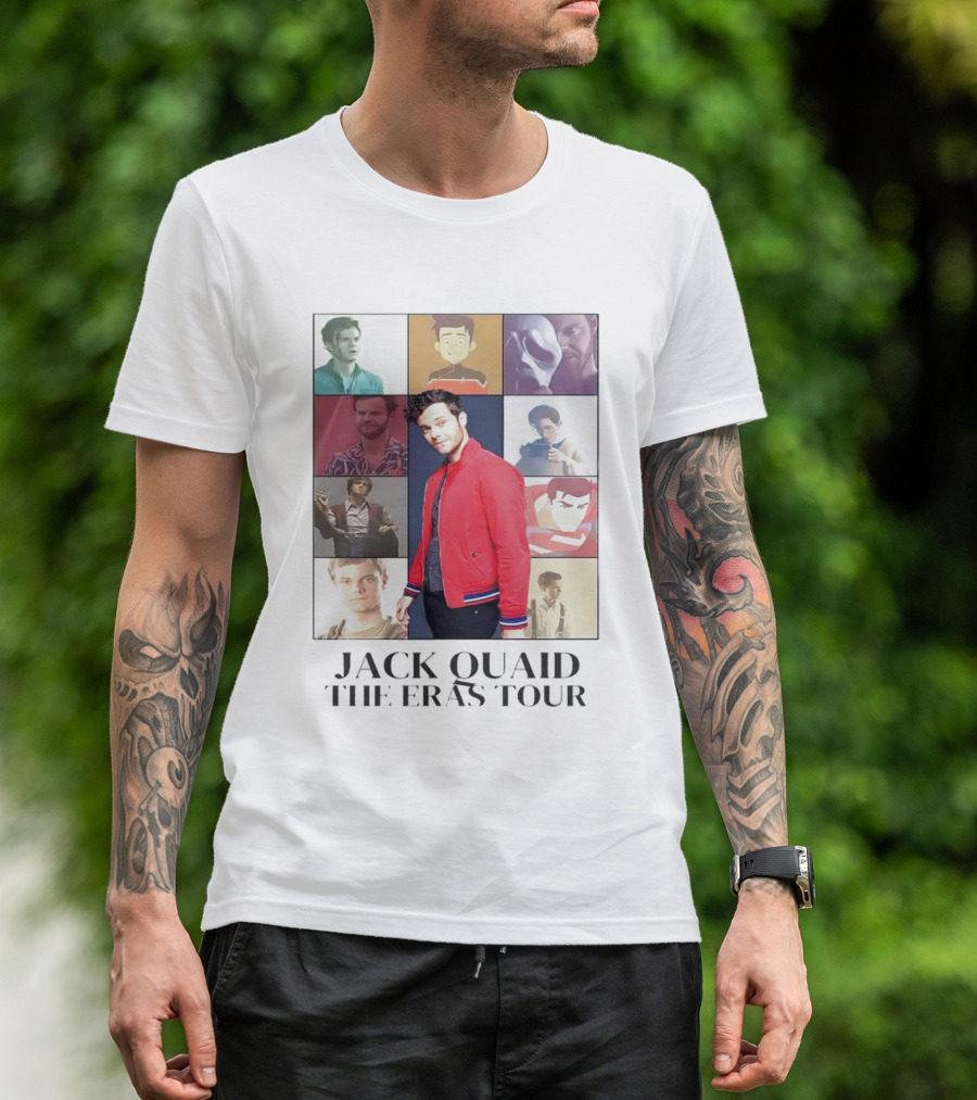 Jack Quaid The Eras Tour Collage With Characters And Styles T-Shirt