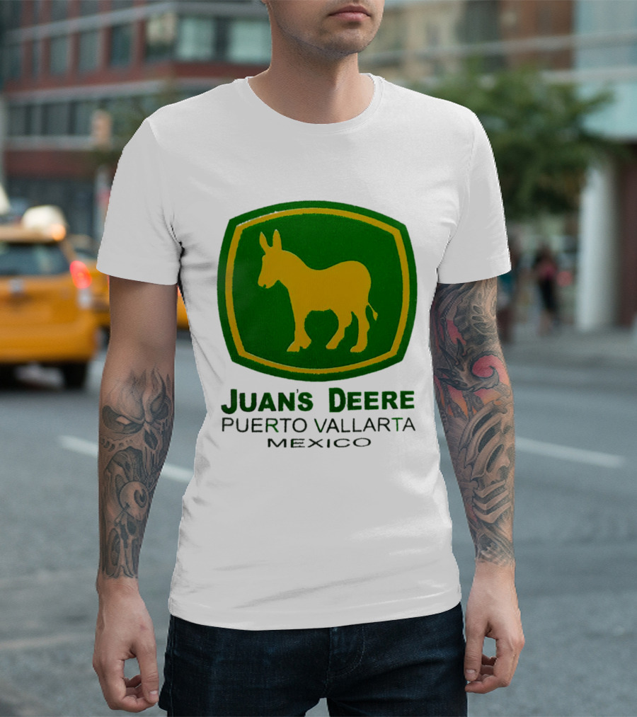 Juans Deere Puerto Vallarta Mexico Donkey T-Shirt