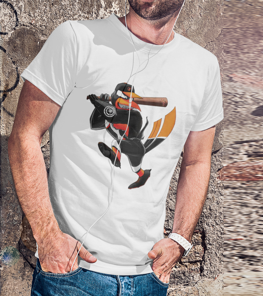 Baltimore Orioles Venom Bird Baseball Character T-Shirt