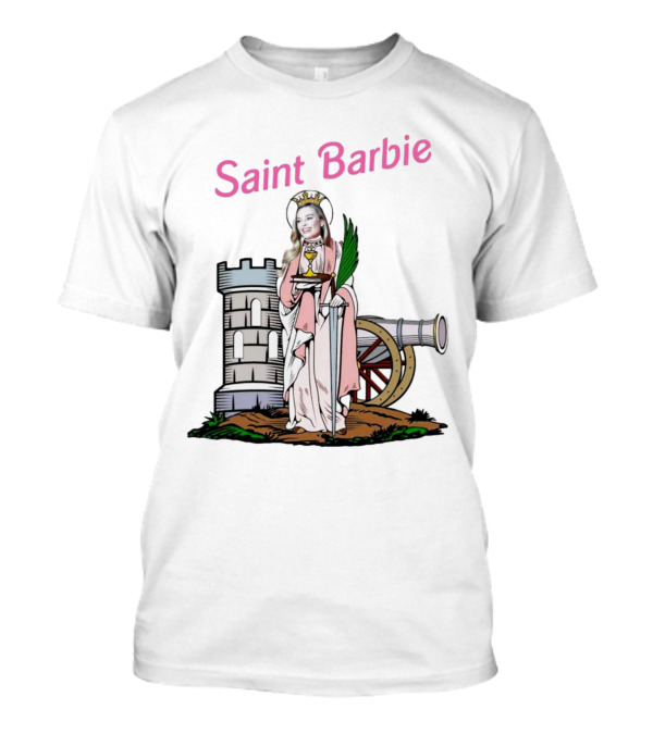 Saint Barbie Tower And Cannon Iconic T-Shirt