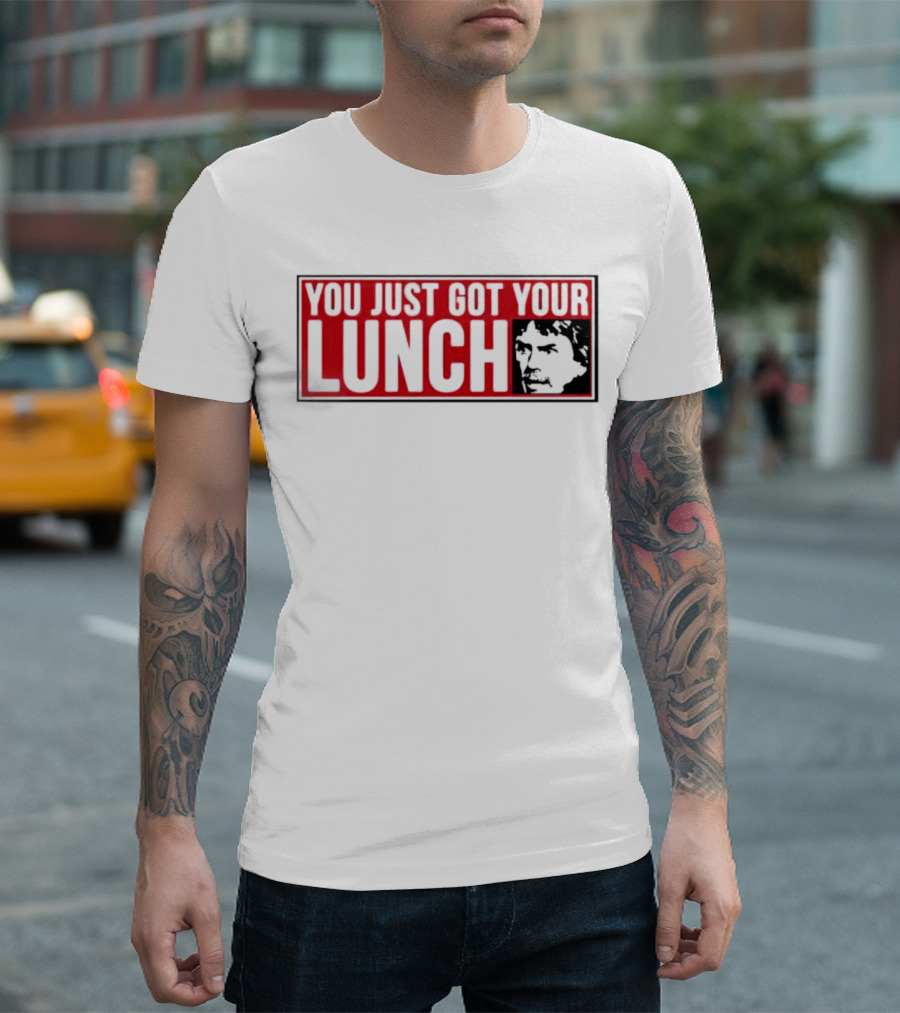 You Just Got Your Lunch Chuck Norris Meme T-Shirt