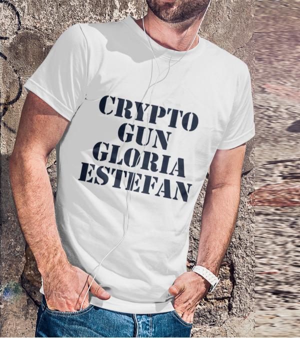 Crypto Gun Gloria Estefan T-Shirt
