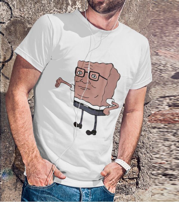 Damnit Spongebobby Meme Mashup With Glasses T-Shirt