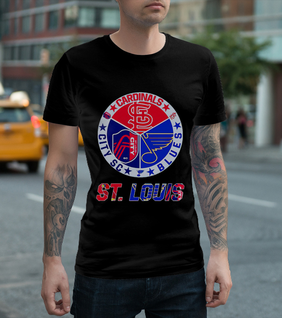 ST Louis Cardinals City SC Blues T-Shirt
