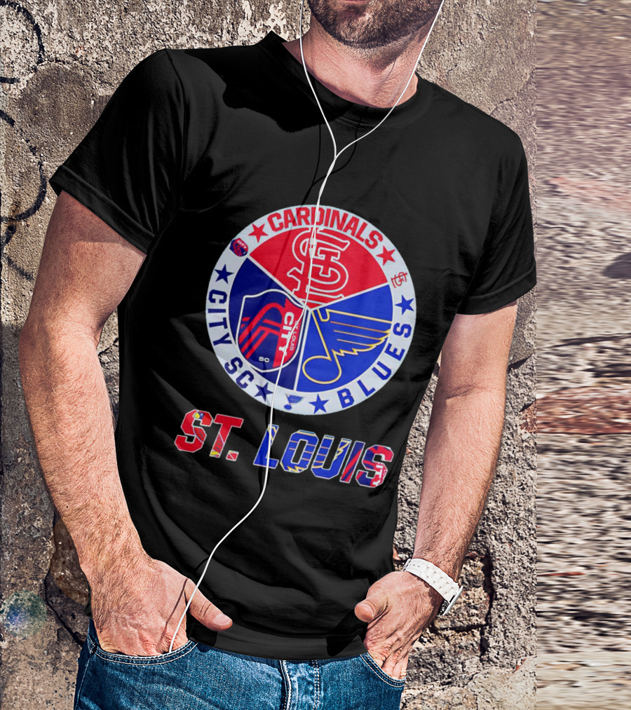 ST Louis Cardinals City SC Blues T-Shirt