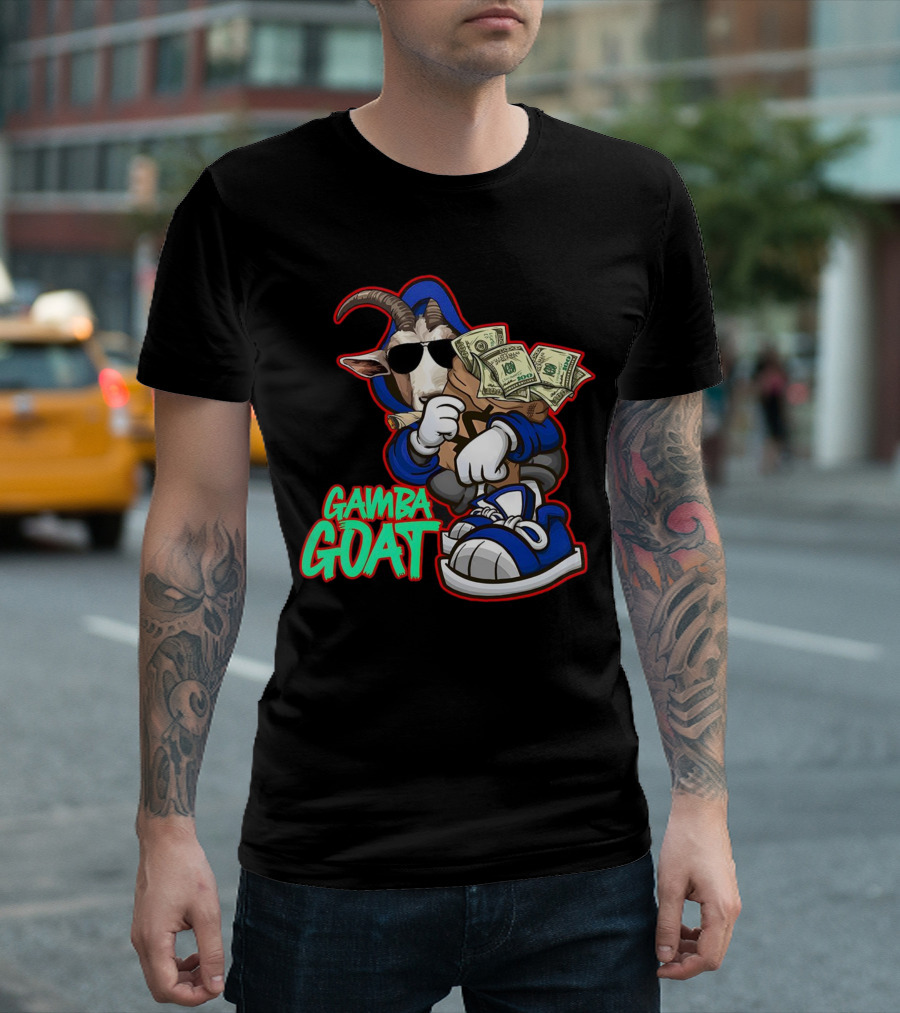 Gamba Goat Hoodie Sunglasses Money Sneakers T-Shirt