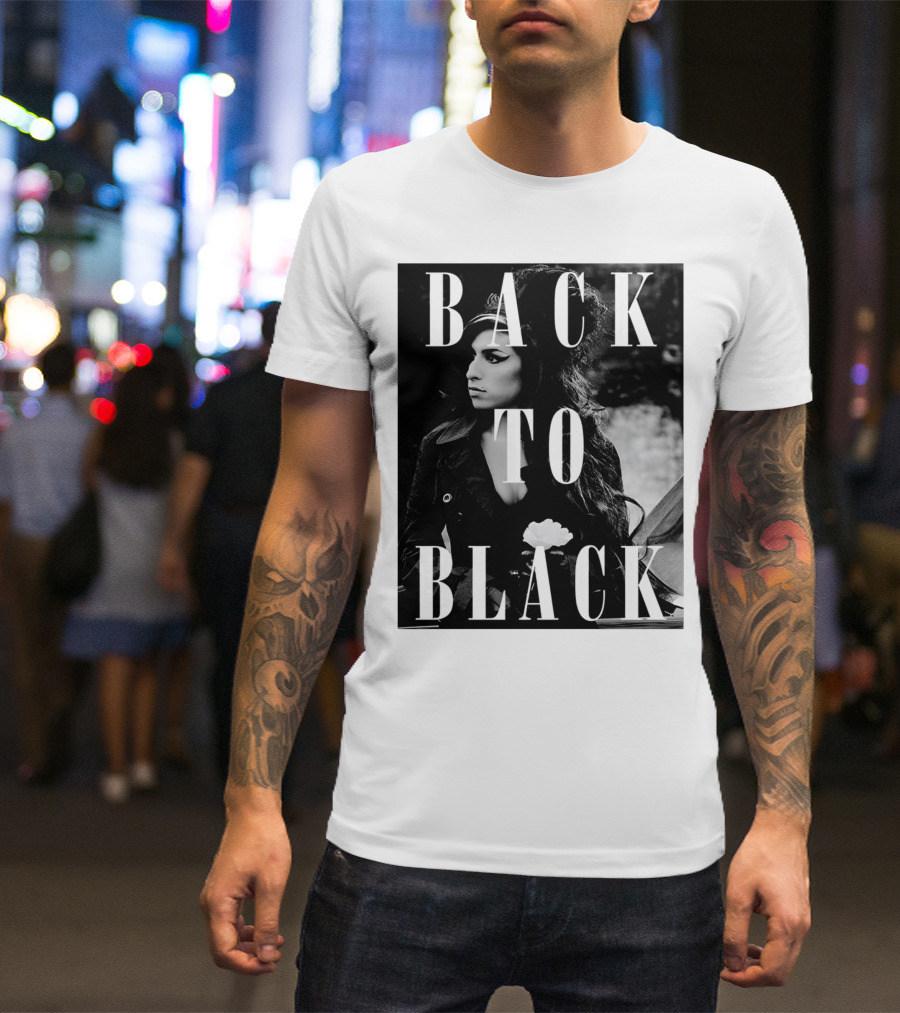 Amy Winehouse Back To Black T-Shirt