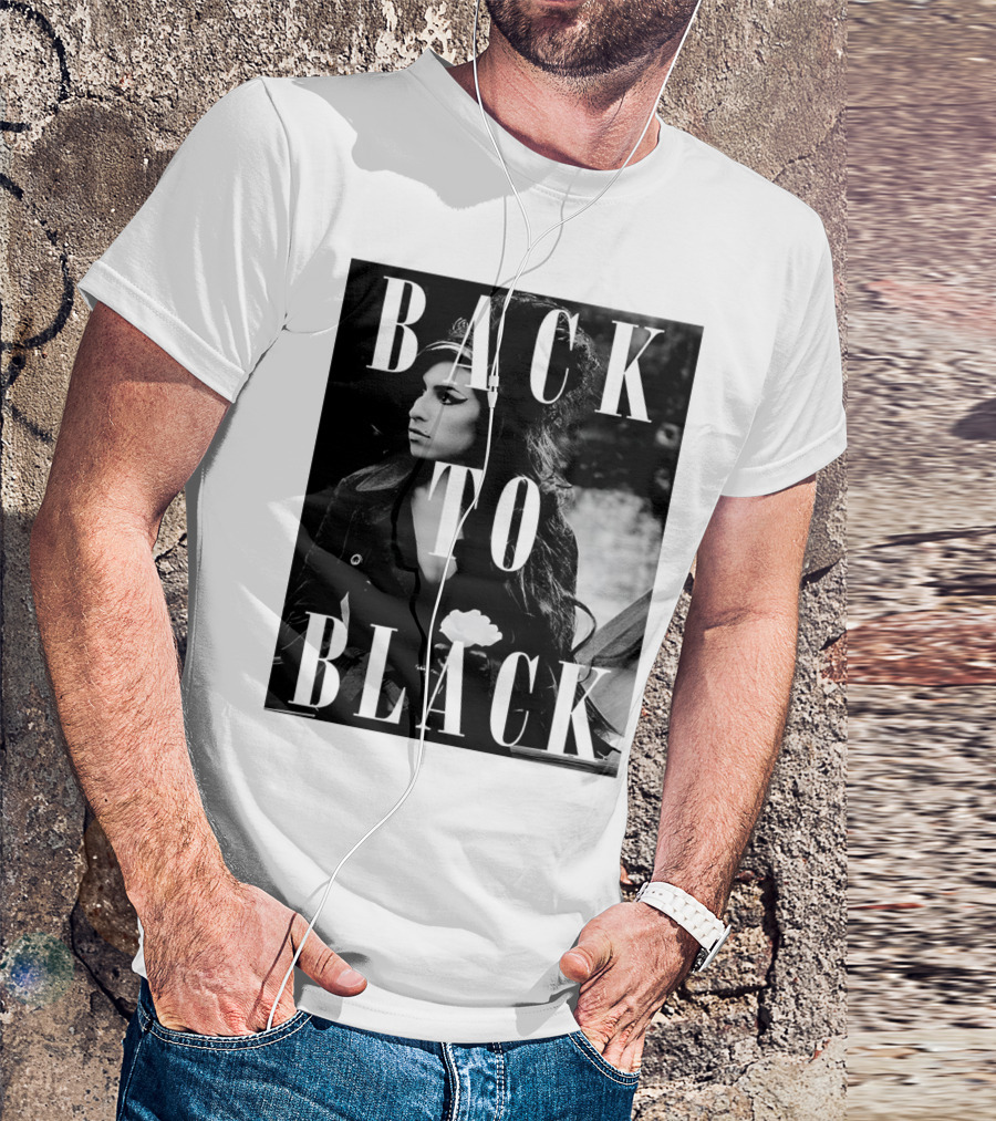 Amy Winehouse Back To Black T-Shirt