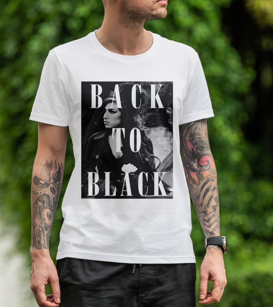Amy Winehouse Back To Black T-Shirt