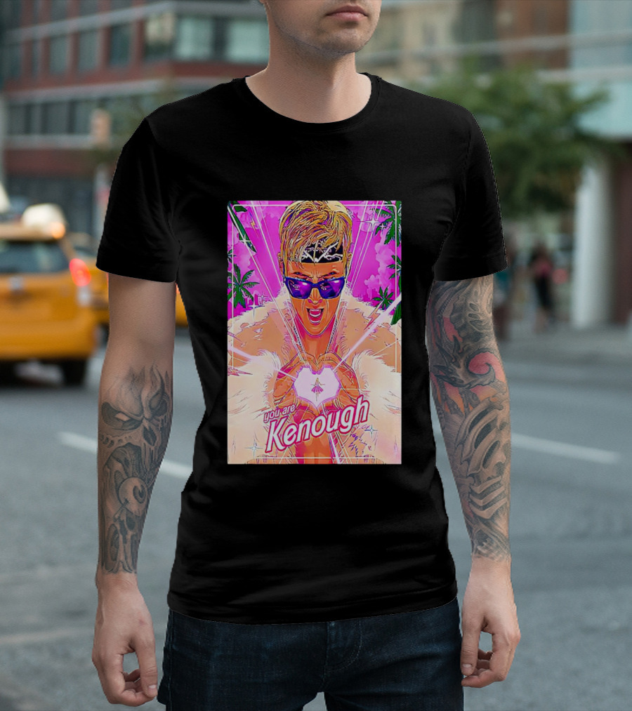 Barbie You Are Kenough Retro Tropical Vibes Ken Power T-Shirt
