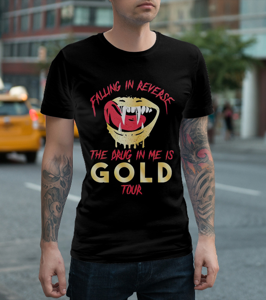Falling In Reverse The Drug In Me Is Gold Tour T-Shirt