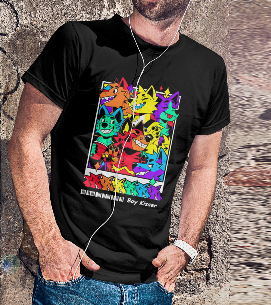 New Leaked Colorful Boy Kisser Fox Pack T-Shirt