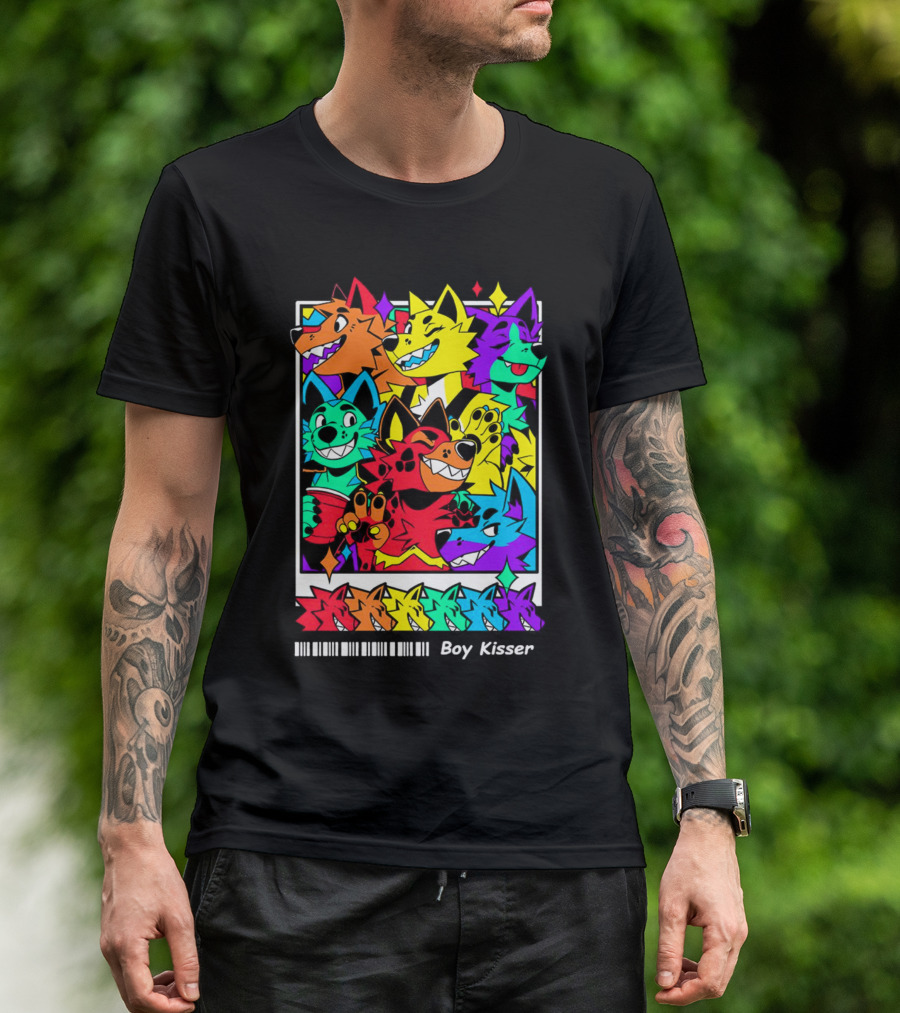 New Leaked Colorful Boy Kisser Fox Pack T-Shirt