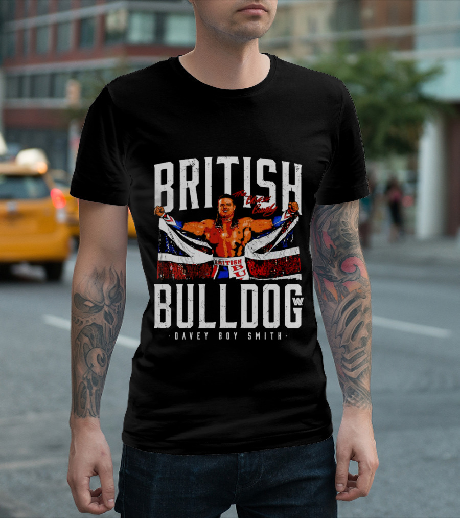 British Bulldog The British Beauty Davey Boy Smith WWE T-Shirt