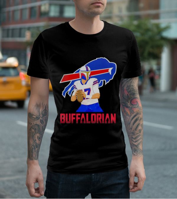 Bufflaorian Buffalo Bills Football Player With Buffalo T-Shirt